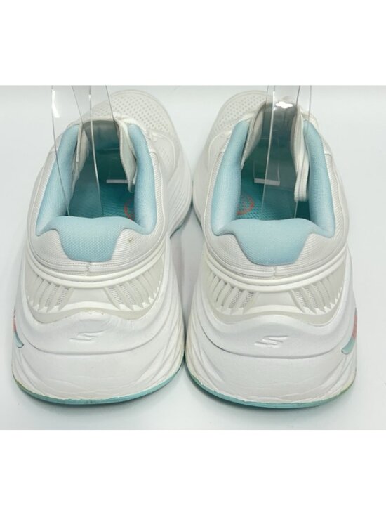 image;width=3000,format=auto/  Skechers GOrun Max Cushion Slip-ins Shoes Womens Size 7.5 White Aqua 128923 EXC
